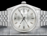 Rolex Datejust 36 Argento Jubilee Silver Lining Dial 1601